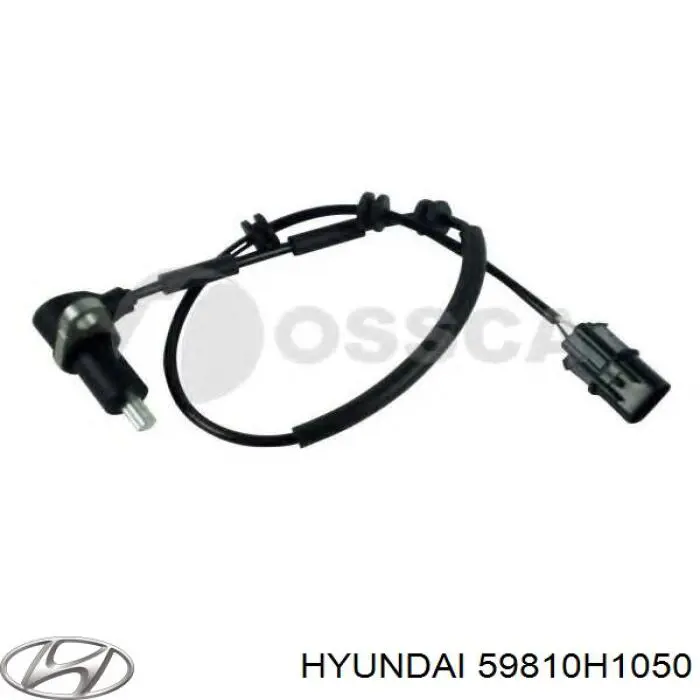 Sensor ABS, rueda delantera izquierda para Hyundai Terracan (HP)