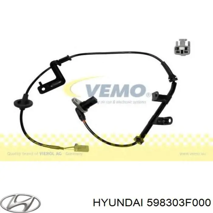 598303F000 Hyundai/Kia sensor abs delantero derecho