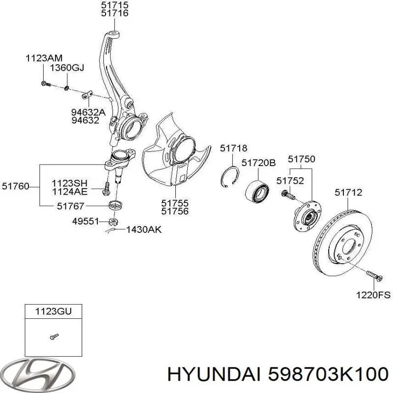 598703K100 Hyundai/Kia