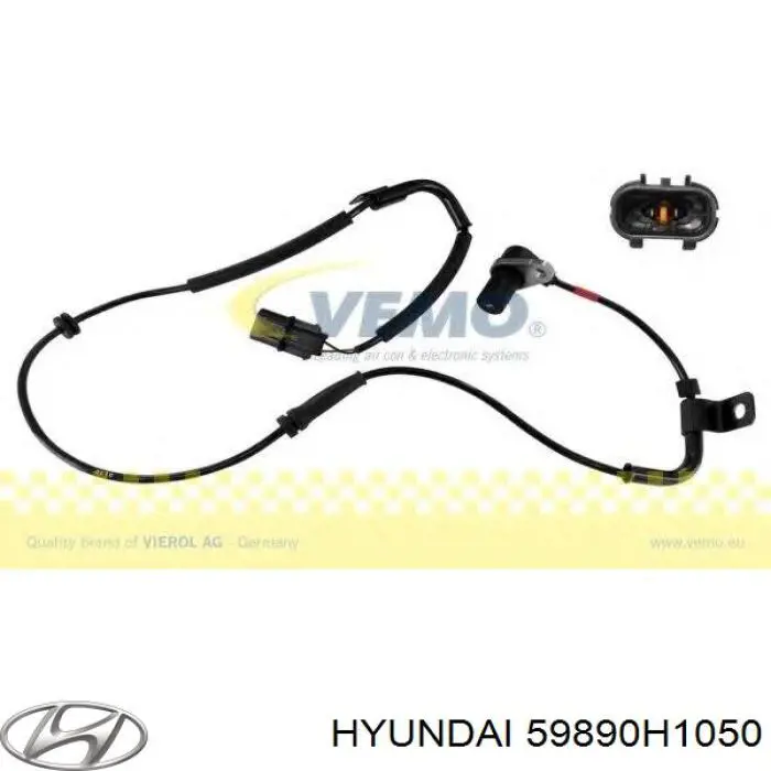 59890H1050 Hyundai/Kia sensor abs trasero derecho