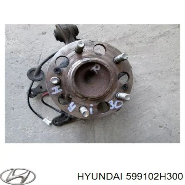 Sensor ABS, rueda trasera izquierda para Hyundai I30 (FD)