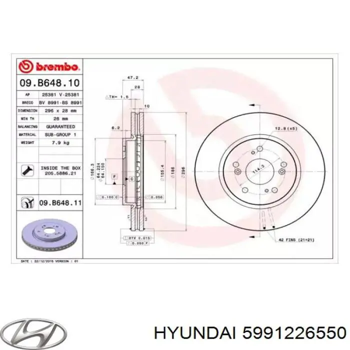 Cable de freno de mano trasero izquierdo para Hyundai Santa Fe (SM)