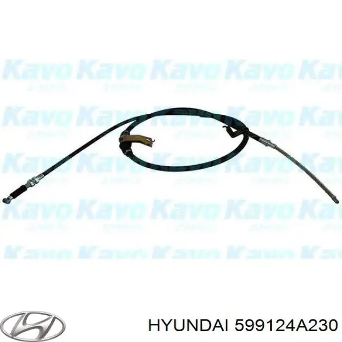 599124A230 Hyundai/Kia cable de freno de mano trasero izquierdo