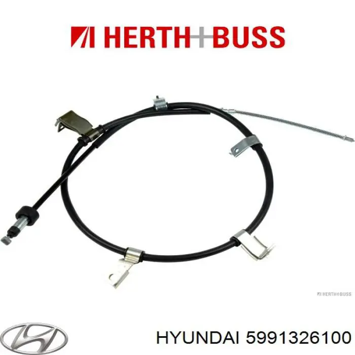 5991326100 Hyundai/Kia cable de freno de mano trasero derecho