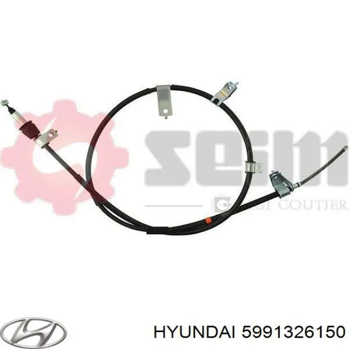 Cable de freno de mano trasero derecho para Hyundai Santa Fe (SM)