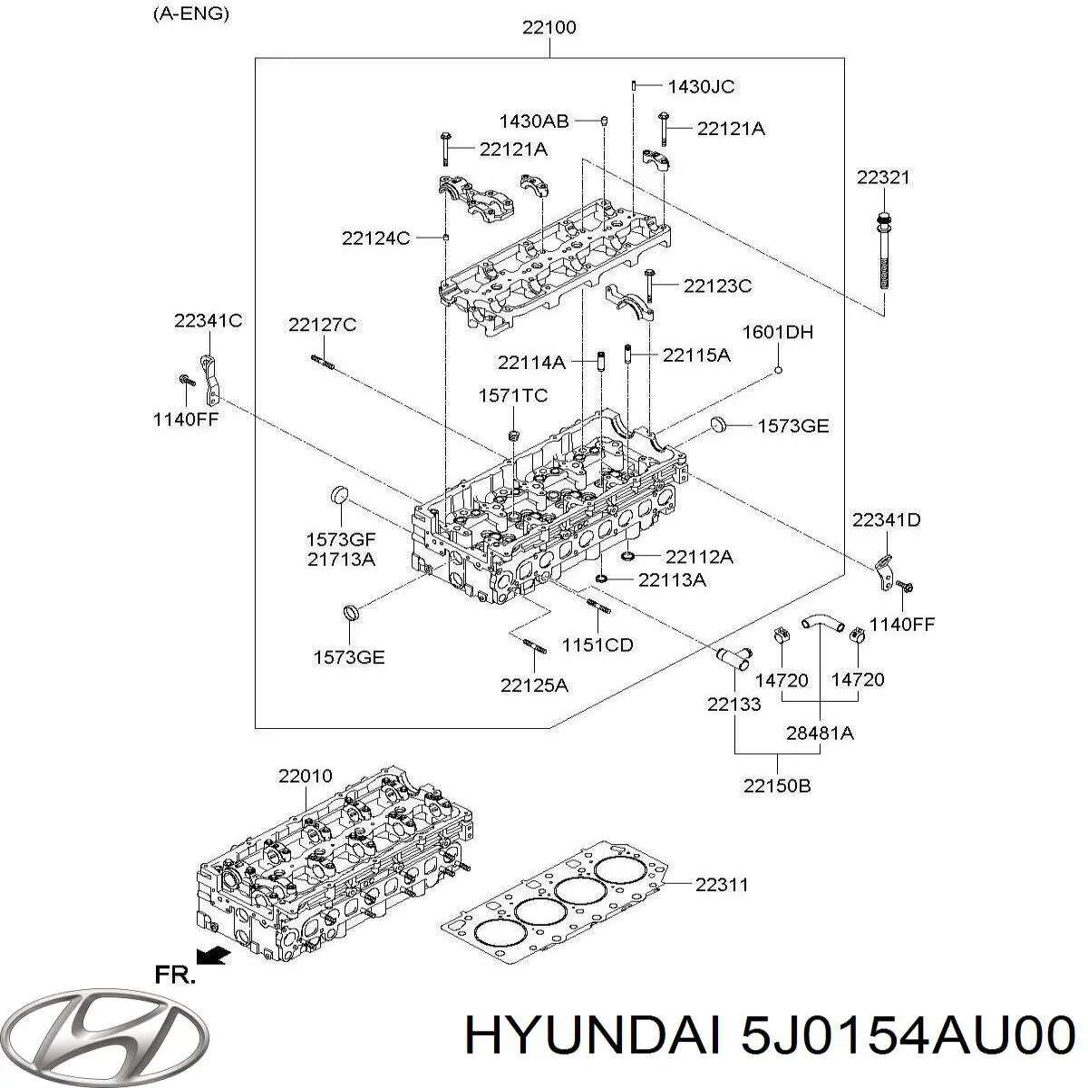 221004A700 Hyundai/Kia culata