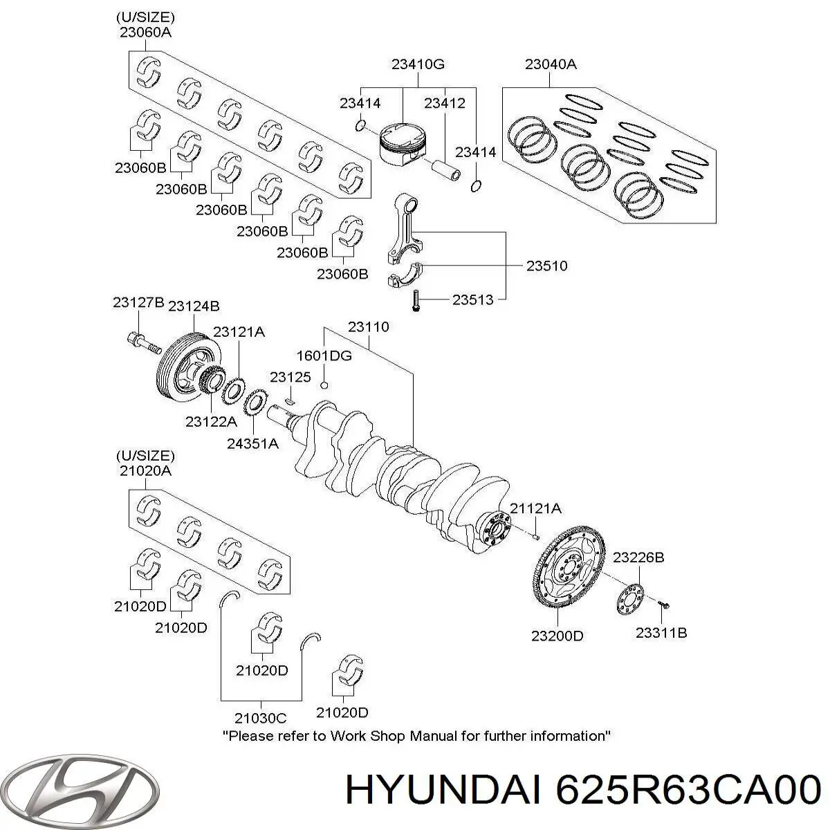 625R63CA00 Hyundai/Kia