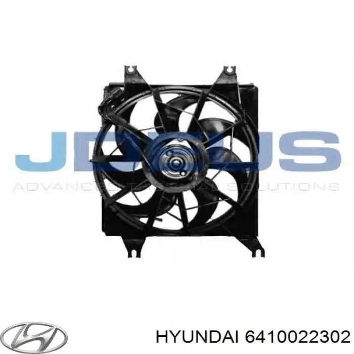 6410022302 Hyundai/Kia soporte de radiador completo