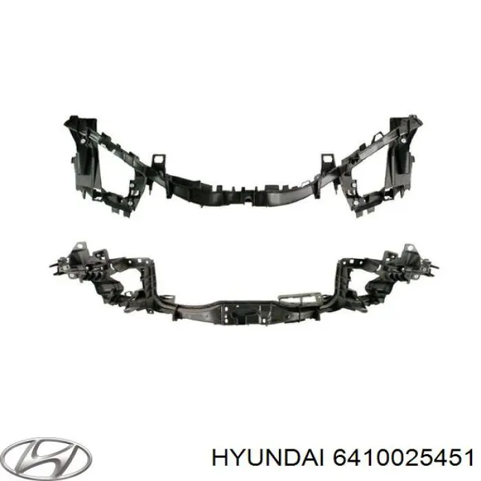 Soporte de radiador completo (panel de montaje para foco) para Hyundai Accent II LC