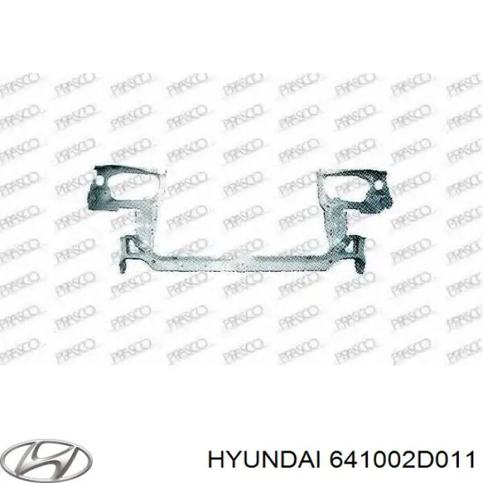 Revestimiento frontal inferior para Hyundai Elantra (XD)