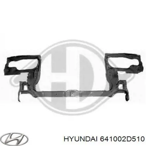 Revestimiento frontal inferior para Hyundai Elantra 