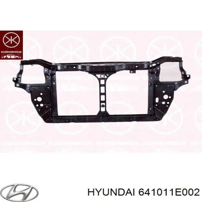 641011E002 Chrysler Soporte de radiador completo (panel de montaje para foco)