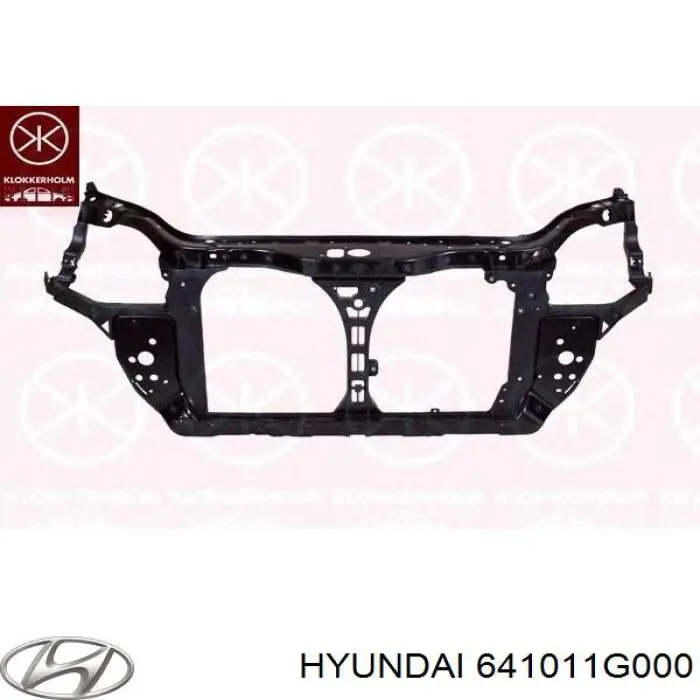 641011G000 Hyundai/Kia soporte de radiador completo