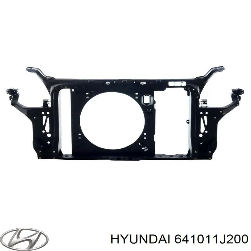 641011J200 Hyundai/Kia soporte de radiador completo