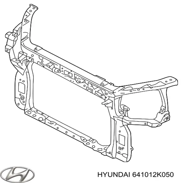 641012K050 Hyundai/Kia soporte de radiador completo