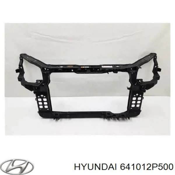 641012P500 Hyundai/Kia Soporte de radiador completo (panel de montaje para foco)