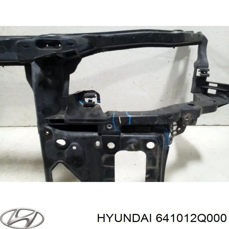 641012Q000 Hyundai/Kia Soporte de radiador completo (panel de montaje para foco)