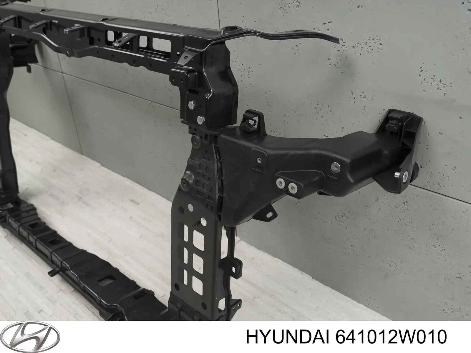 Soporte de radiador completo (panel de montaje para foco) para Hyundai Santa Fe (DM)