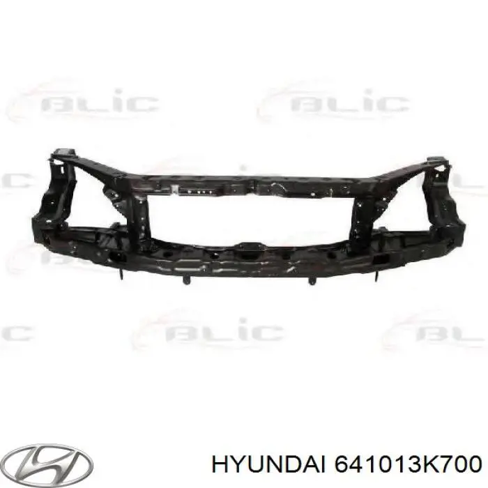 641013K700 Hyundai/Kia Soporte de radiador completo (panel de montaje para foco)