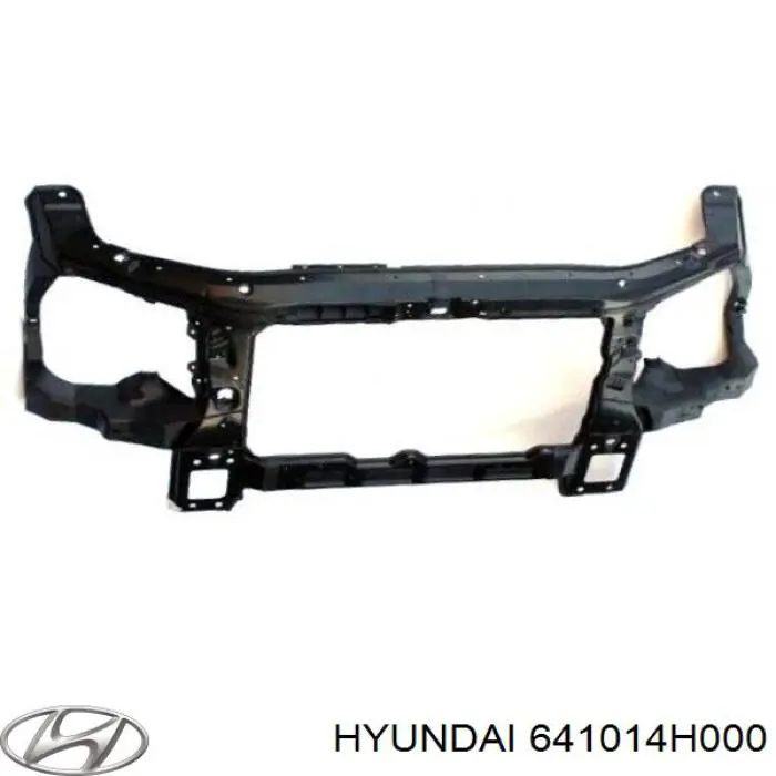 641014H000 Hyundai/Kia Soporte de radiador completo (panel de montaje para foco)