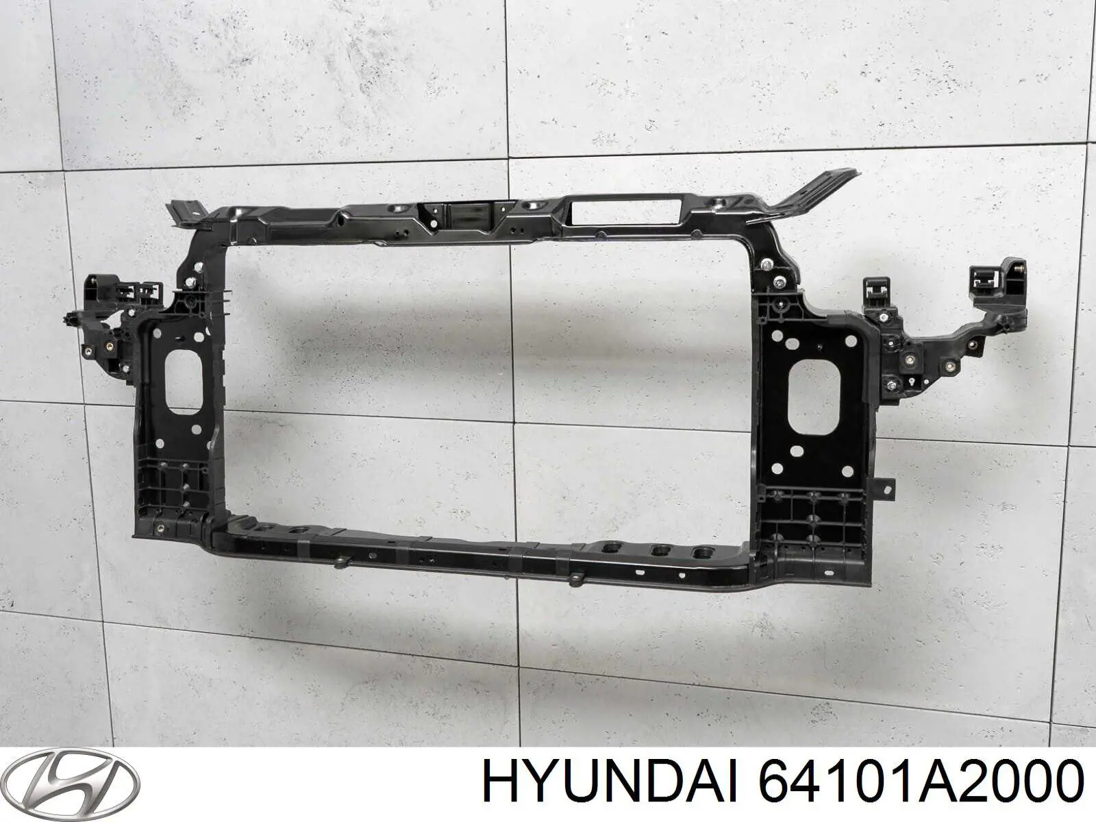 64101A2000 Hyundai/Kia Soporte de radiador completo (panel de montaje para foco)