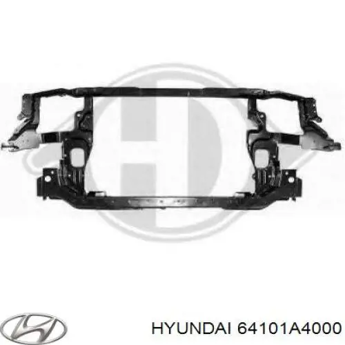 64101A4000 Hyundai/Kia soporte de radiador completo