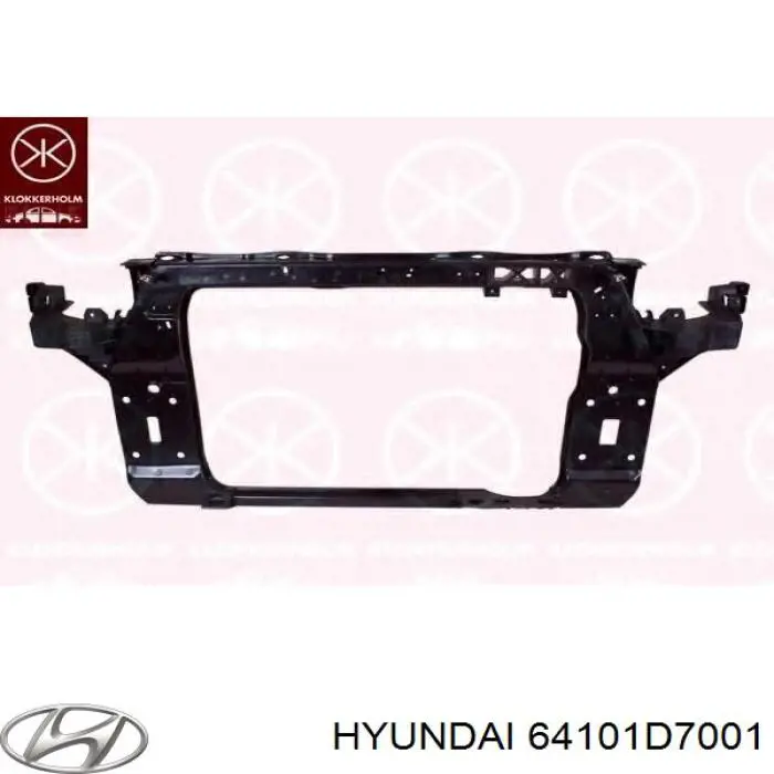 64101D7001 Hyundai/Kia soporte de radiador completo