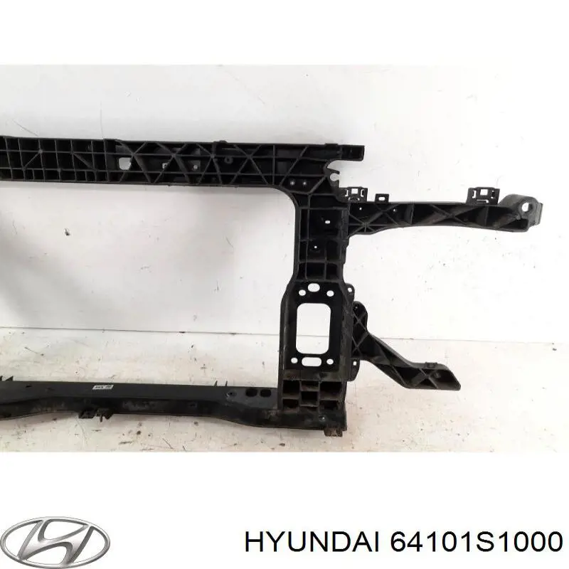 Soporte de radiador completo (panel de montaje para foco) Hyundai Santa Fe 4 (TM, TMA)