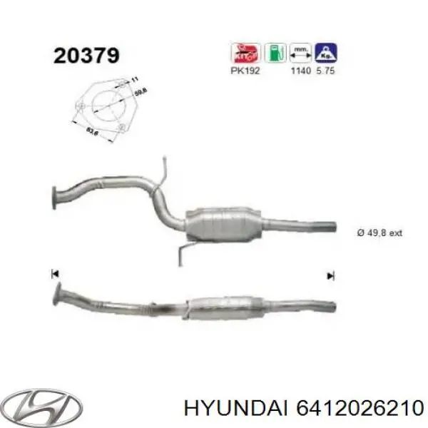 Soporte de radiador superior (panel de montaje para foco) para Hyundai Santa Fe (SM)