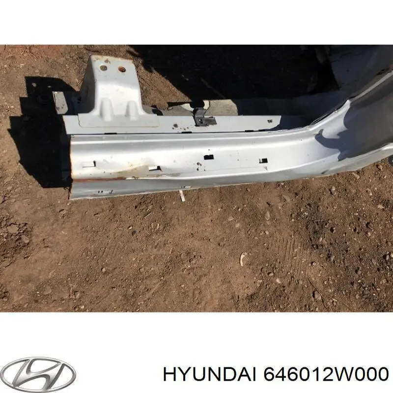 Larguero, frente izquierda para Hyundai Santa Fe (DM)