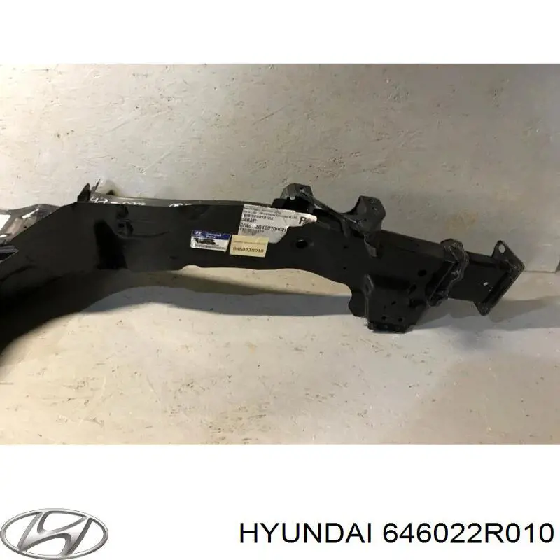 Longuero del chasis delantero derecho para Hyundai I30 (FD)