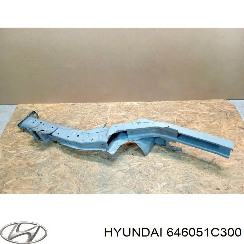 646051C300 Hyundai/Kia larguero delantero izquierdo