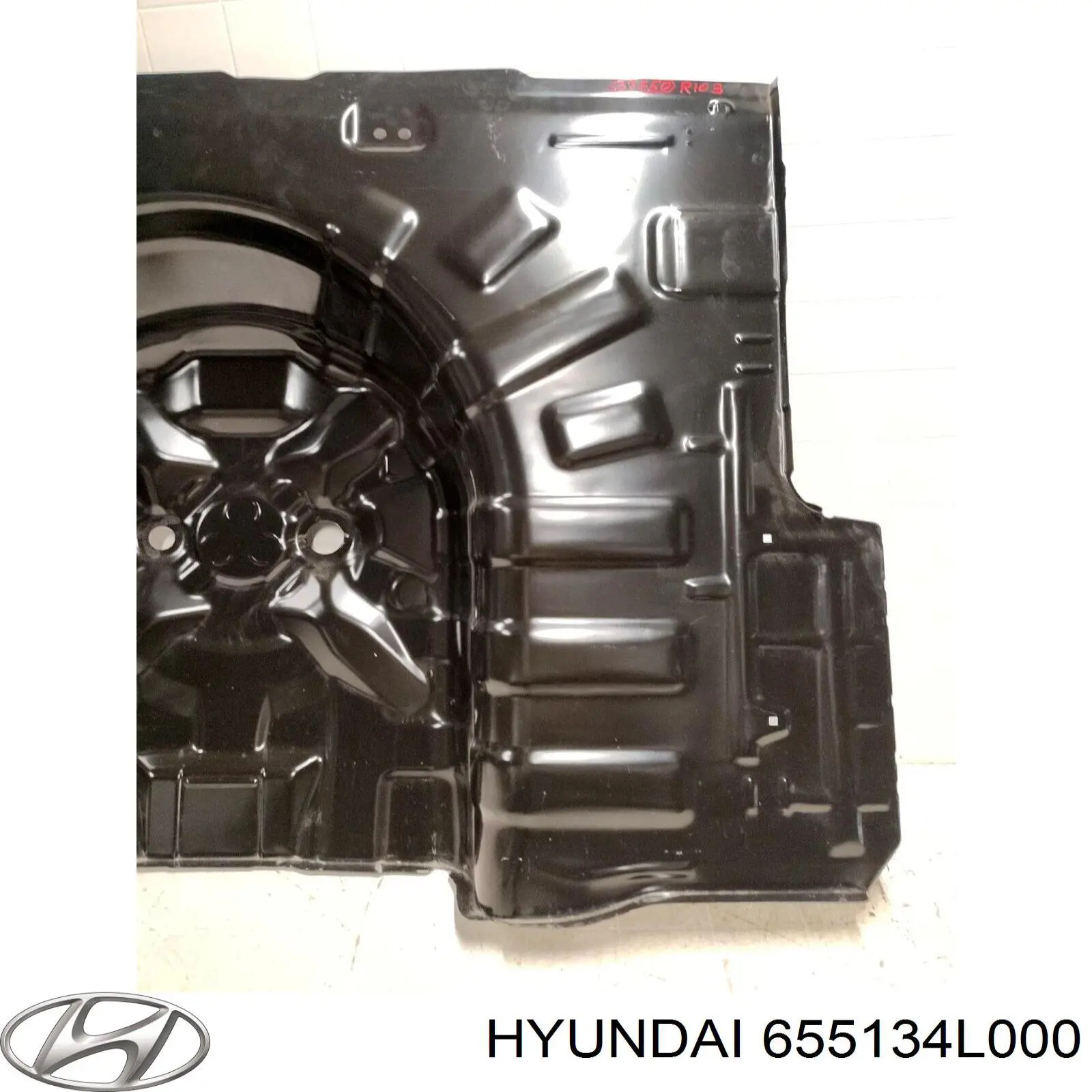 Fondo de carrocería, maletero/compartimento de carga (debajo de rueda de repuesto) para Hyundai SOLARIS (SBR11)