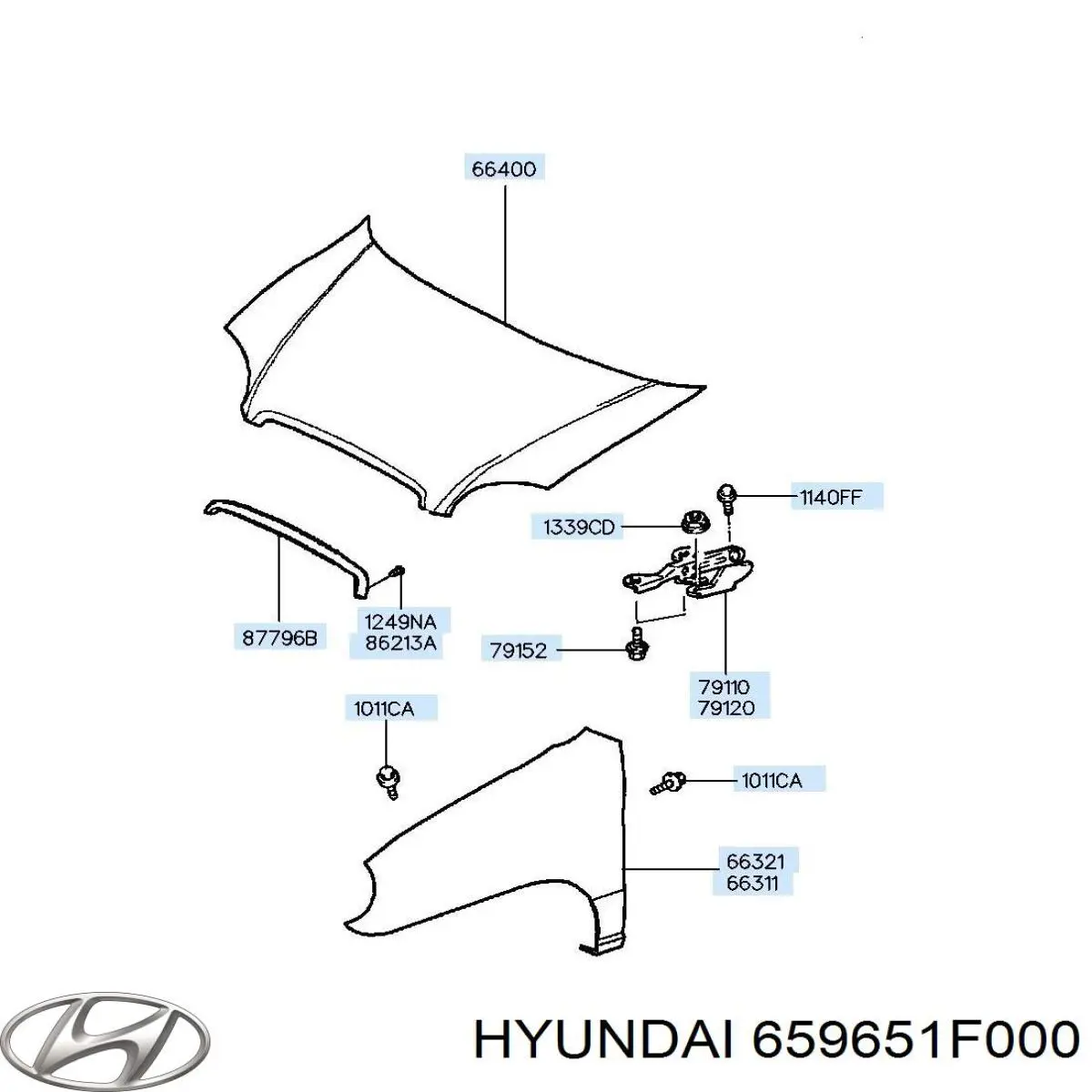 659651F000 Hyundai/Kia