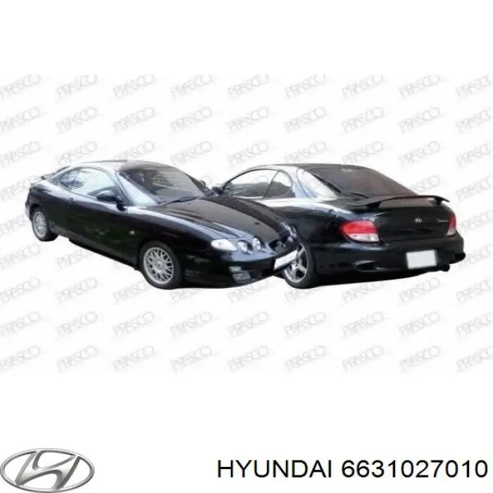 Guardabarros delantero izquierdo para Hyundai Coupe (RD)