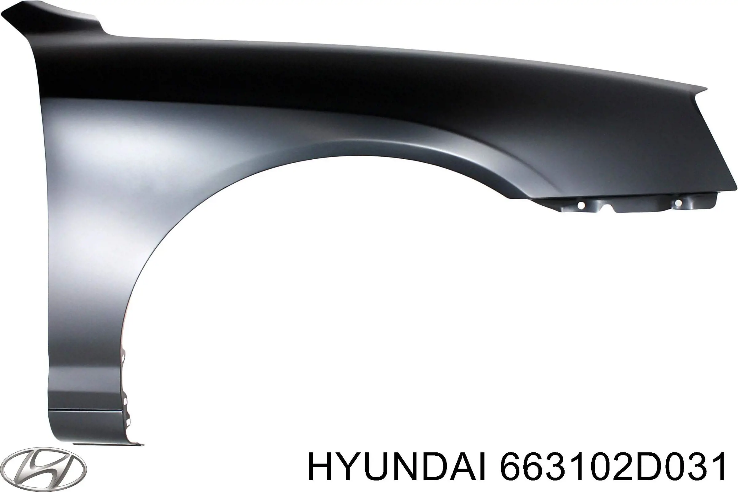 Guardabarros delantero izquierdo para Hyundai Elantra (XD)