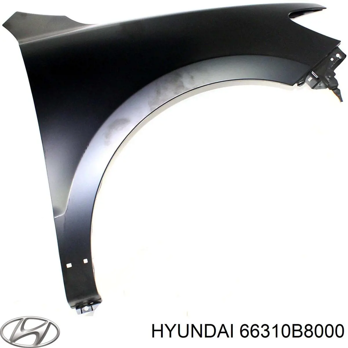 66310B8000 Hyundai/Kia guardabarros delantero izquierdo
