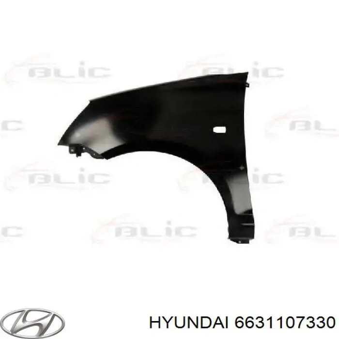 Comprar 6631107330 Hyundai/Kia Aleta delantera izquierda