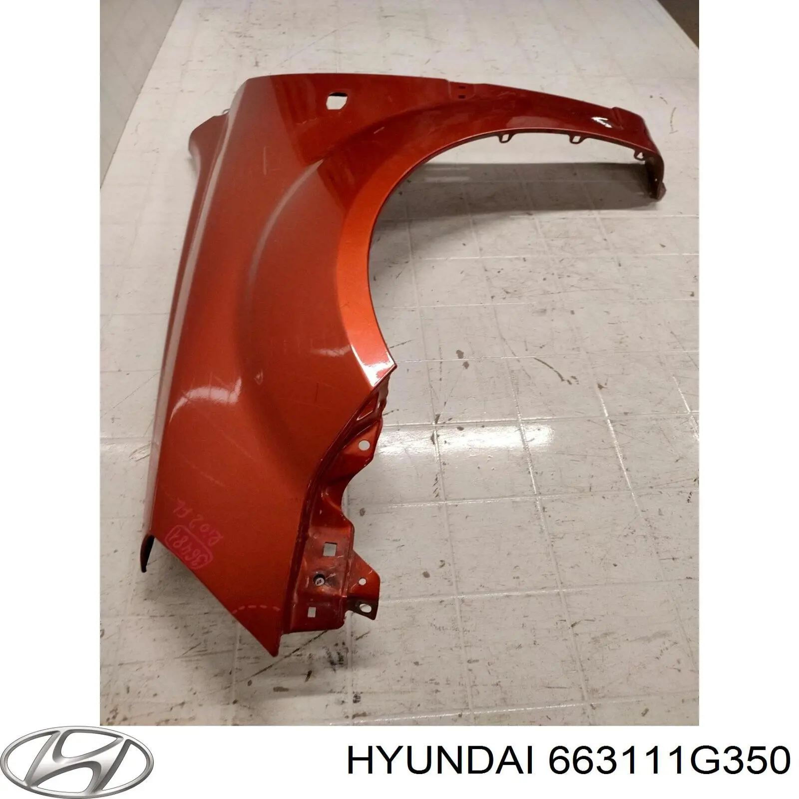 663111G350 Hyundai/Kia Aleta delantera izquierda
