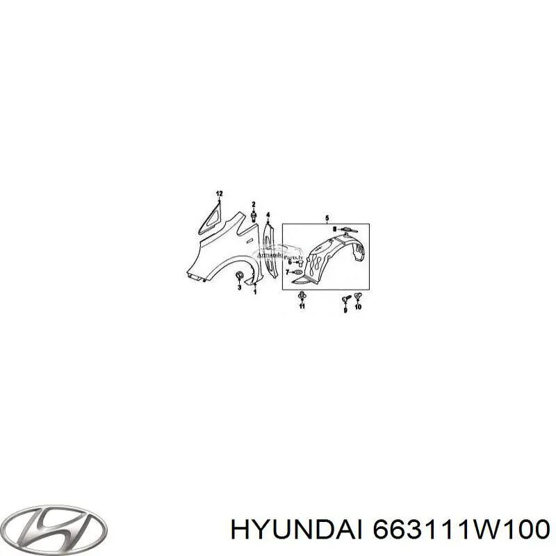 6504043279311P 4max Aleta delantera izquierda