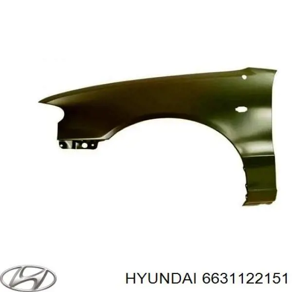 Aleta delantera izquierda Hyundai/Kia 6631122151 precio, desde 92,93 EUR