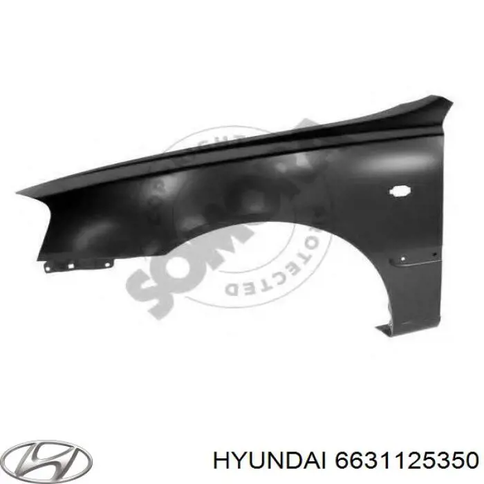 Comprar 6631125350 Hyundai/Kia Aleta delantera izquierda