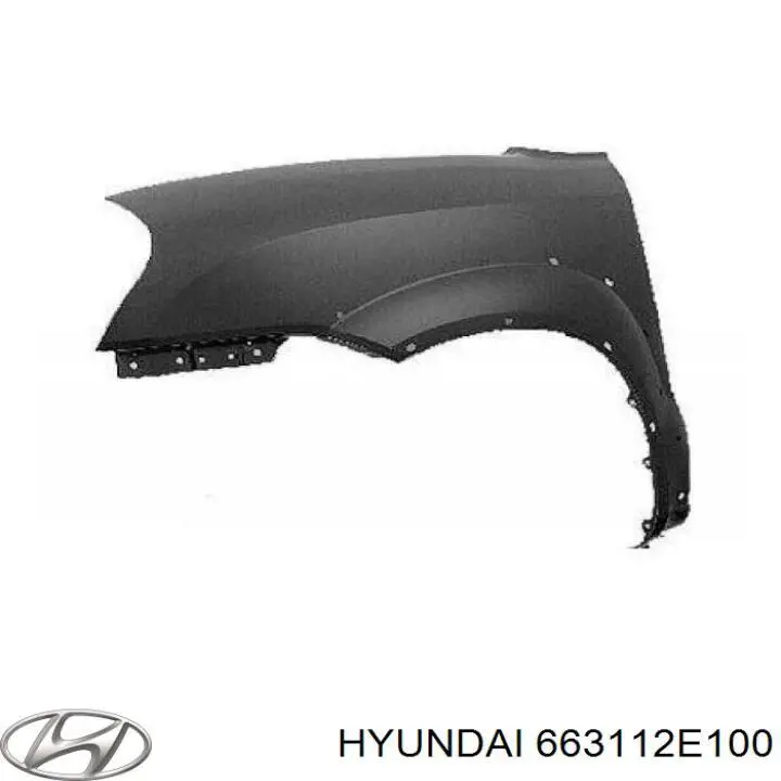 Comprar 663112E100 Hyundai/Kia Aleta delantera izquierda