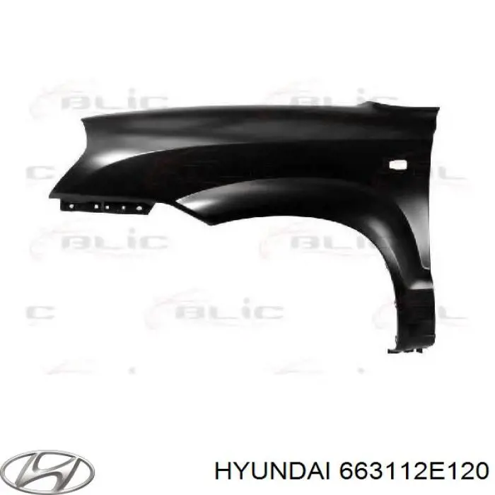 Aleta delantera izquierda Hyundai/Kia 663112E120 precio, desde 61,62 EUR