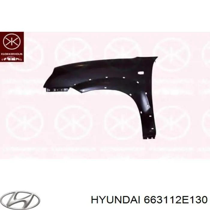 Comprar 663112E130 Hyundai/Kia Aleta delantera izquierda