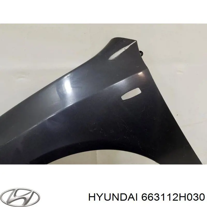 663112H030U Hyundai/Kia guardabarros delantero izquierdo