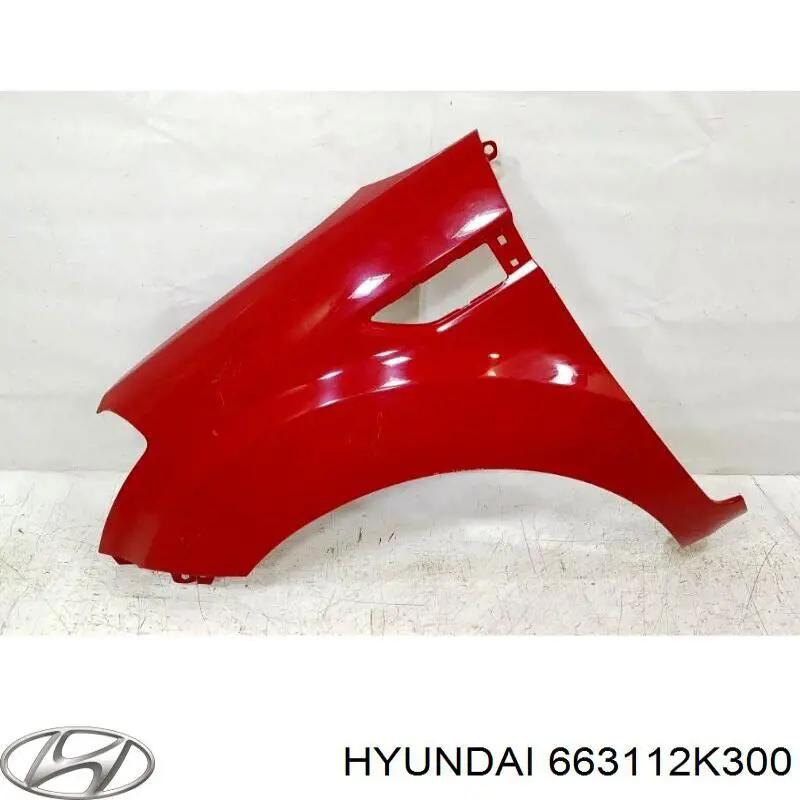 Aleta delantera izquierda 663112K300 Hyundai/Kia