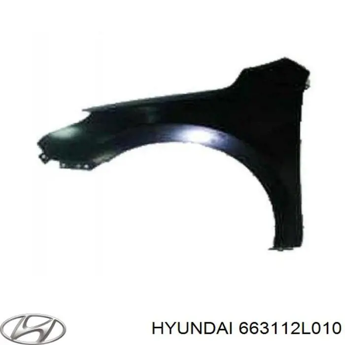 663112L010 Hyundai/Kia guardabarros delantero izquierdo