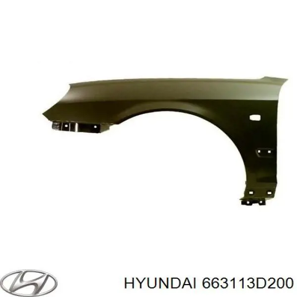 Aleta delantera izquierda Hyundai/Kia 663113D200 precio, desde 81,02 EUR