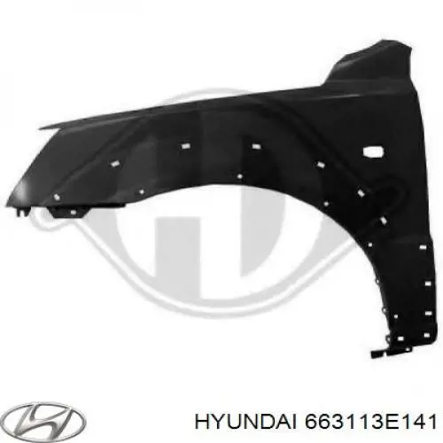 Aleta delantera izquierda Hyundai/Kia 663113E141 precio, desde 97,28 EUR